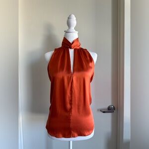 NWT Equipment - Augusta Silk Halter Top, Small